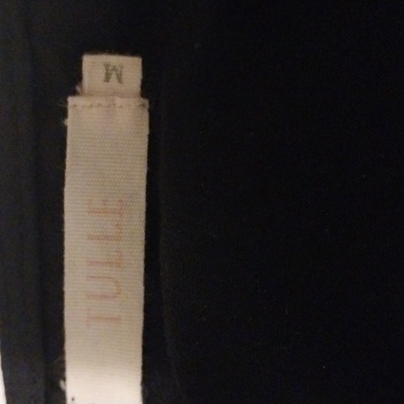 Tulle Sleeveless Midi party Lace Dress for Women sz Medium in Black - Picture 2 of 8